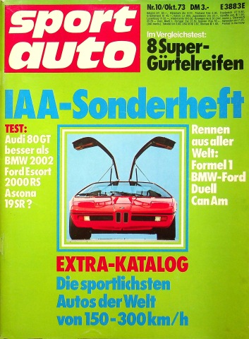 Deckblatt Sport Auto (10/1973)